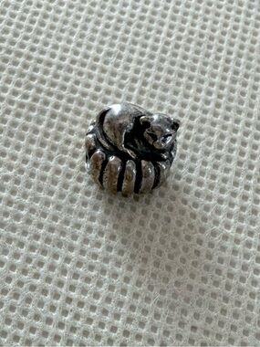 Sterling Silver Pandora Cat Charm